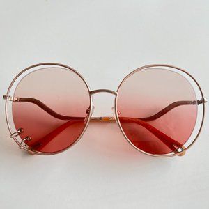 Chloe Wendy 59mm Round Sunglasses